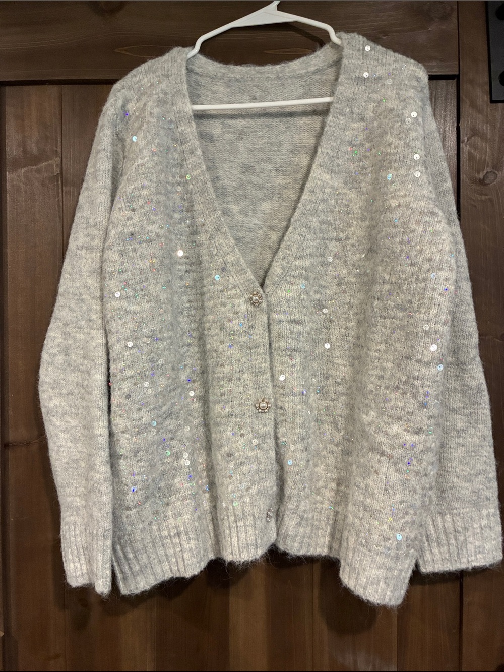 Sequin cardigan 2X
